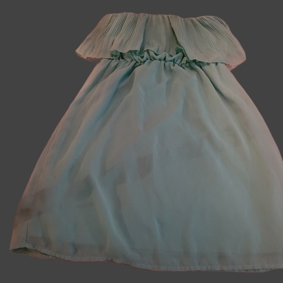 Ripe Aqua Colored Strapless Dress XS - Picture 2 of 5